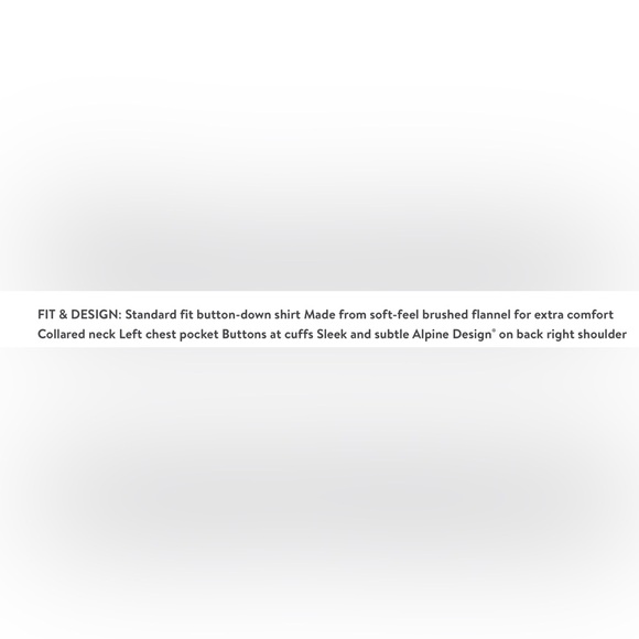 NWT Alpine Design Brished Flannel Plaid Button Down Shirt - Picture 4 of 10